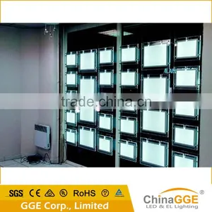 Double Sides Real Estate Agent Sign LED Window Display Magnetic Light Pockets Shadow Box LED Light Kit thumbnail-4