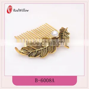 Hot-Selling High Quality Low Price Round Hair Comb With Handle thumbnail-1