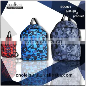 2015 Own Brand Fashion Design Foldable Backpack School Backpack Quality Choice thumbnail-1
