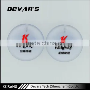 OEM High Quality Different Design Logo Customized Plastic Pin Round Led Badge thumbnail-3