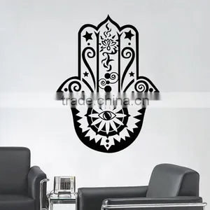 Wall Decal Vinyl Sticker Decals Hamsa Hand Eye Indian Yoga Buddha Fatima Namaste thumbnail-3