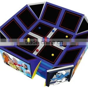 Kaiqi Playground Equipment Trampoline With High Quality KQ60153B thumbnail-1