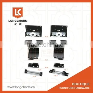 Soft -closing Hanging Caster Wheel System for Sliding Door Wheels for Sliding Doors Wardrobe thumbnail-6
