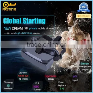 2016 Product Newest Oem Virtual Reality Glasses Support Games and Movie thumbnail-1
