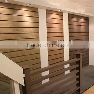 Pvc Exterior Cladding White Primed Mdf Door Skin Wooden Wavy Wall Paneling thumbnail-3
