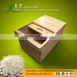 Harmless Paint Wooden Rice Box Health Material thumbnail-5