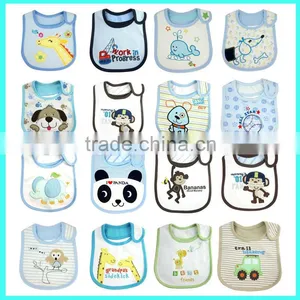 Hot Selling 100% Cotton 3 Layors Waterproof Comfortable Baby Bib, Baby Drool Bib Manufacturer thumbnail-6