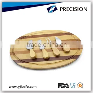 Promotion Cheese Knife Set With Wooden Cutting Board thumbnail-1