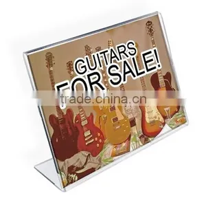 Customized Acrylic Sign Holder 5x7 Clear Menu Holder thumbnail-1