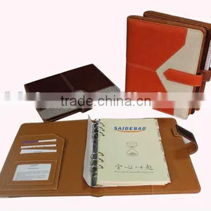 2013 pu Leather Organizer Dairy Planner Notebook thumbnail-1
