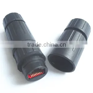 RJ45 Female to Female Connector Waterproof Rj45 Connector thumbnail-1