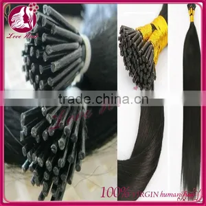 Hot Sale Virgin Remy Tangle and Shedding Free Wholesale Price Malaysian I-Tip Hair thumbnail-1