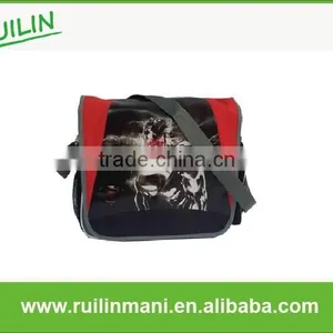 Long Strap Leather Men Messenger Bag thumbnail-1