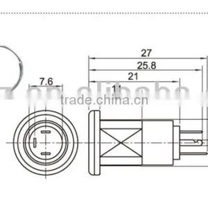 12mm Key Selector Switch,key Switch 12v,metal Touch Key Switch thumbnail-2