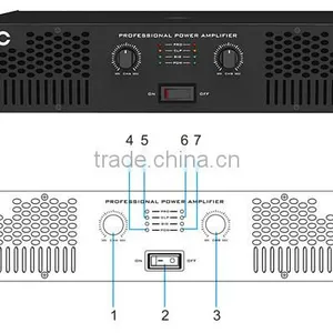 ITC TS-200PI Series for Meeting Room Sound System Professional Audio Power Amplifier thumbnail-3