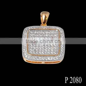The Newest 925Silver Micro Pave Pendant thumbnail-1