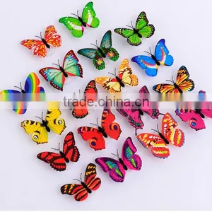 3D Wall Paper Stick on Baby Night Light Best Decoration Bedroom Butterfly Shape thumbnail-4