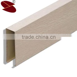 Hotel Cafeteria Ceiling Interior Design of Aluminum U-Tube Tiles thumbnail-2