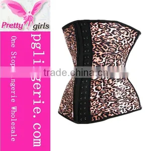 Classic Latex Waist Cincher and Leopard Print Latex Waist Trainer Corset thumbnail-1