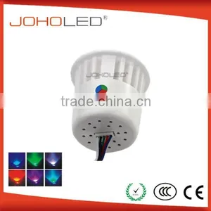 PROMOTION 12V 3W CERAMICS DMX LED BULB COLOR CHANGE DMX RGB SPOTLIGHTS thumbnail-1