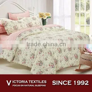 Petals Floral Flowers Cottage Garden Duvet Cover Quilt Bedding Set thumbnail-1