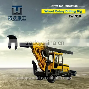 Brand New Hydraulic Wheel Type Rotary Drilling Rig TWLS19 thumbnail-1
