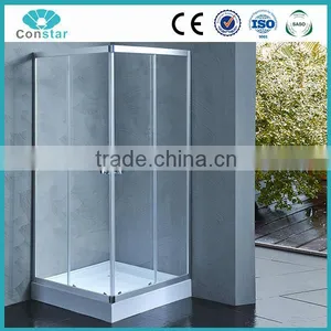 2016 New Design Classic Top Quality Round Shape Tempered Safety Clear Glass Fancy Shower Enclosure thumbnail-1
