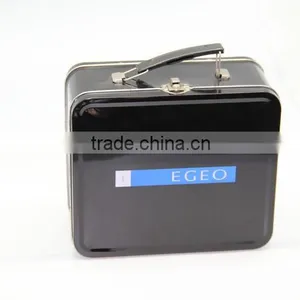 Small Rectangle Cute Metal Luch Tin Box for Child thumbnail-4