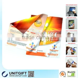 230gsm Microfiber Eyeglass Cleaning Printed Cloth thumbnail-5