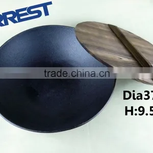 Cast Iron Wok Pan Dia:24.5CM thumbnail-1