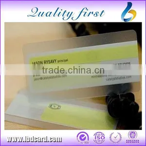 Durable Irregular Transparent PVC Cards Wholesale thumbnail-1