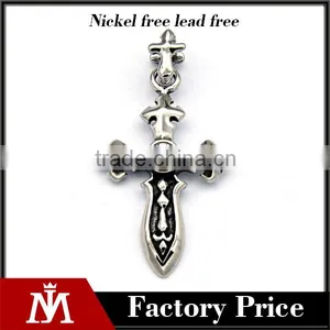 Cheapest Pendant Jewelry Casting Vintage Cross With Zirconia Pednant Jesus Hot Selling Pendant thumbnail-1