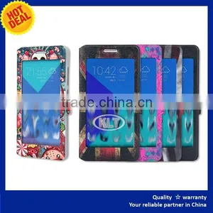 Universal Leather Case Modern Printing Design for Alcatel Blu ZTE thumbnail-5