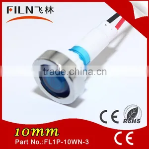 MDX11A Three Phase Indicator Lights Panel 220v ac Water Heater Signal Lamp Neon Indicator Lamp thumbnail-2