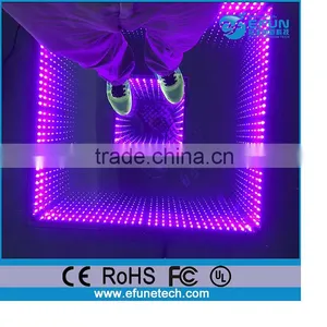 2016 New Product Disco Dance Floor, 3D Effect Mirror Portable Digital dj Dance Floor thumbnail-1