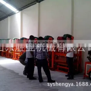 120th Canton Fair Star Product QT4-30 Diesel Engine Manual Concrete Block Making Machine Vibration Cement Brick Machine Price thumbnail-6