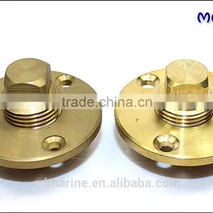 Boat Brass Garboard Drain Plug With O-Ring thumbnail-1