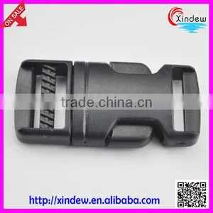 Black Plastic Schoolbag Buckle, Bag Accessories, Bag Buckle (XDZY-001) thumbnail-4