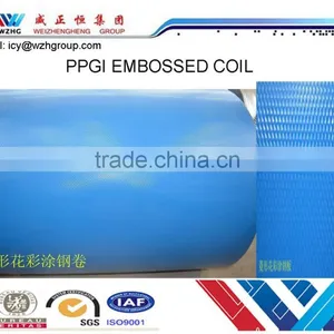 Prepainted Galvanized Diamond Embossed Steel Coil/sheet, Export to Nigeria, Africa From China thumbnail-2