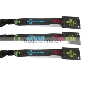 Cheap Free Disposable One Time Use Custom Smart Wristband Fabric Wristband thumbnail-5