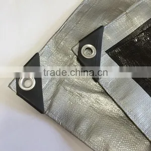 HDPE Woven Laminated With Aluminum Foil Plastic Raw Material Storage Agriculture Tarpaulin thumbnail-3