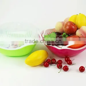 Certification Passed Plastic Fruit Basket Strainer With Net Cover thumbnail-1