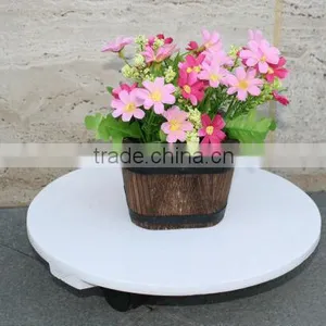 Wooden Movable Flower Pot Stand thumbnail-1