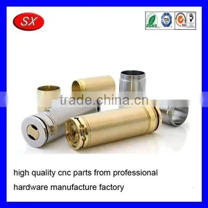 Customized Electronic Cigarette Fittings,cnc Machining Brass Metal Smoking Pipes Parts thumbnail-1