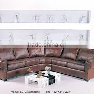 Genuine Leather Sofa. Beautiful L Shape Sofa. Comfortable and Beautiful L Shape Sofa. Genuine or Systhetic Corner Sofa B48149 thumbnail-1