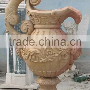 Handmade Natural Stone Ornamental Flowerpot thumbnail-2