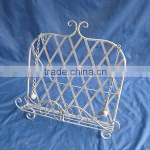 Wrought Iron Handcrafted Kitchen Cook Book Stand thumbnail-1