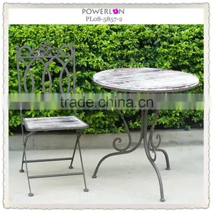 Save Space Wood Table Out Door Furniture Garden thumbnail-1
