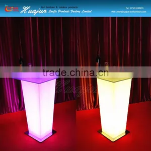 Glass Top Remote Control Led Dining Table thumbnail-4