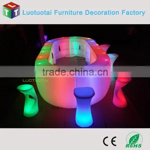 In Stocks--2015 Hot Sales Event Nightclub LED Round Snake Bar Counter thumbnail-1